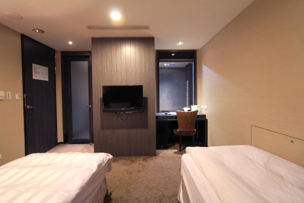 Shan-Yue Hotspring Hotel Тайбей Номер фото